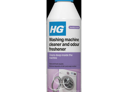 HG Washing Machine Cleaner & Odour Freshener, Heavy Duty Professional Formula 550g 657055106
