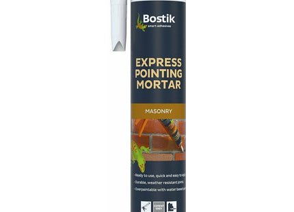 Bostik 310ml Express Cement Pointing Mortar Grey Durable Masonry Repair Box of 12