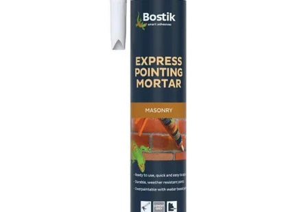 Bostik 310ml Express Cement Pointing Mortar Grey Durable Masonry Repair Box of 12