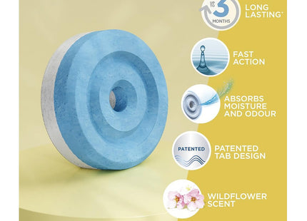 UniBond Aero 360� Moisture Absorber Wildflower Meadow Refill Tab, for Aero 360� Dehumidifier, Twin Pack (2 x ) 450g