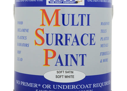 Bedec /70 Multi Surface Paint Satin White 2.5 Litre BEDE2KB0002