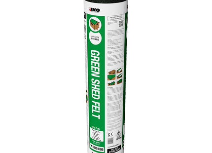 Iko Homebase Waterproofing Shed Felt - 8 x 1m Green