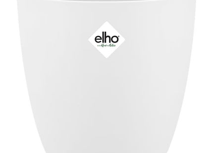 Elho Brussels Round 18cm Flower Pot - White