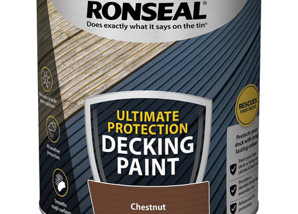 Ronseal Ultimate Decking Paint Chestnut 2.5 Litre