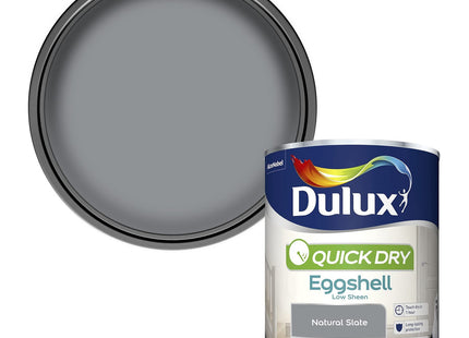 Dulux Quick Dry Eggshell Paint - Natural Slate - 750ml 5358164