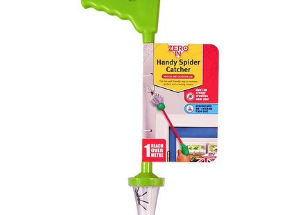 STV Zero In Handy Spider Catcher Safely and Humanly Remove Spiders and Insects from Your Home, Easy-to-use 1 Meter Long Reach