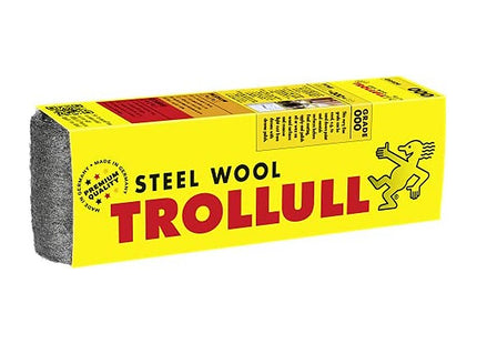 Trollull Steel Wool Wire Wool fine 000, and oil or wax on wood 200g