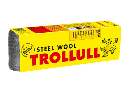 Trollull Steel Wool 200g fine 00 can be used to sand wood, clean plastic blinds and garden furniture, and polish aluminium