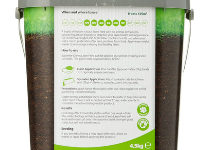 Empathy Plantworks Ltd Lawn Feed & Improver, White SGLF4500 4.5kg