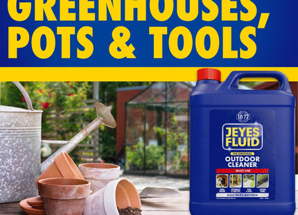 Jeyes Fluid Outdoor Cleaner . Kills 99.9% Bacteria, Rust & Limescale 5 Litre