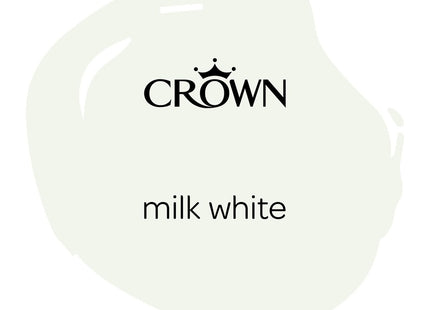 Crown Easyclean Bathroom Mid Sheen Anti Mould Paint 2.5 Litre - Milk White