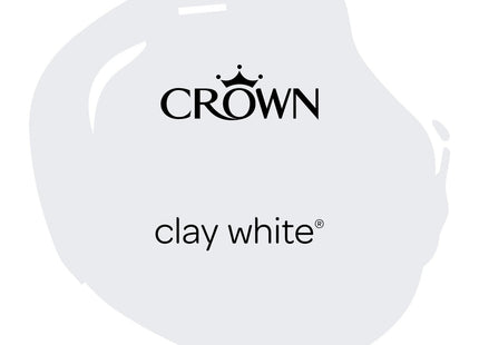 Crown Easyclean Bathroom Mid Sheen Anti Mould Paint 2.5 Litre - Clay White