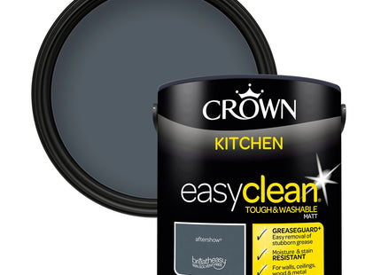 Crown Easyclean Kitchen Matt Paint Aftershow - Grease Resistant 2.5 Litre