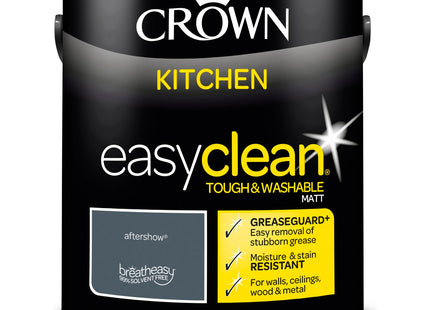 Crown Easyclean Kitchen Matt Paint Aftershow - Grease Resistant 2.5 Litre
