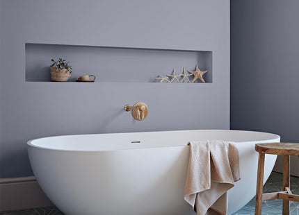 Crown Easyclean Bathroom Mid Sheen Anti Mould Paint Blue Gravel 2.5 Litre