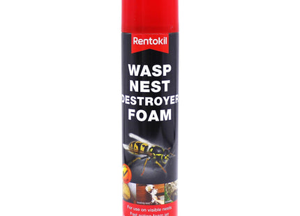 Rentokil Wasp Destroy Foam Aerosol 300ml PSW97