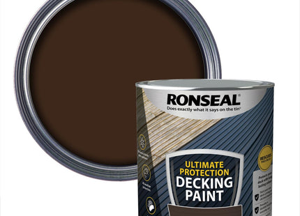 Ronseal Ultimate Decking Paint English Oak 2.5 Litre