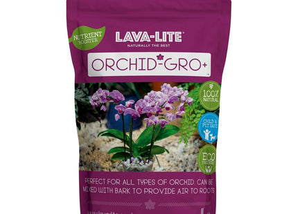 Lava-Lite Orchid Gro+ Orchid Potting Mix for Healthy Blooms and Growth 1 Litre