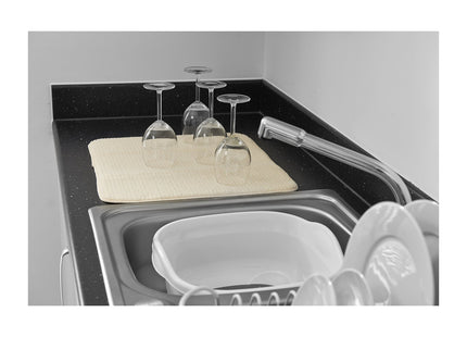 Addis Microfibre Drying Mat-Cream, Fabric, W: 40 x D: 45 515058