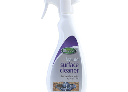 Blagdon Water Feature Surface Cleaner Spray, Removes Lime Scale, Algae & Dirt, for Use on Resin, Metal & Concrete Water Features, 500ml