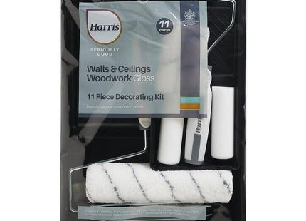 Harris Seriously Good Walls & Ceilings Woodwork Gloss 11 Piece Decorating Kit