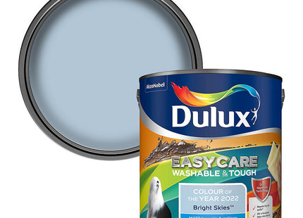 Dulux Easycare Washable & Tough Matt Emulsion Paint - Bright Skies - 2.5 Litre 5599870