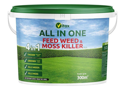 Vitax Feed Weed & Moss Killer - Treats 300m2