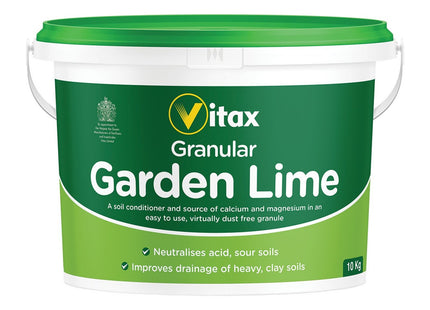 Vitax Garden Lime Soil Conditioner Soil Additives 10kg
