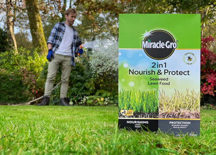 Miracle-Gro Nourish and Protect Seaweed Lawn Food, 360 m2