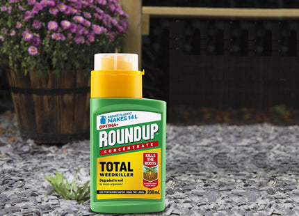 Roundup Optima+ Total Weedkiller, Concentrate, 280ml