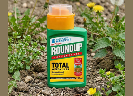 Roundup Optima+ Total Weedkiller, Concentrate, 280ml