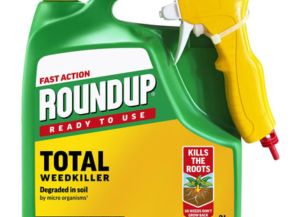 Roundup Fast Action Weedkiller, Ready to Use, Manual Spray, 3 Litre
