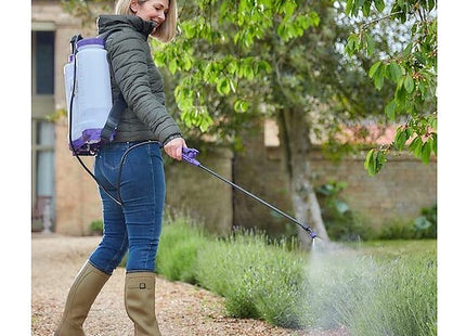 STV Defenders Knapsack Multi-Purpose Pressure Sprayer Backpack - 12 Litre, Ideal for Garden Plants, Lawns, Pesticides, Fungicides and Home Care