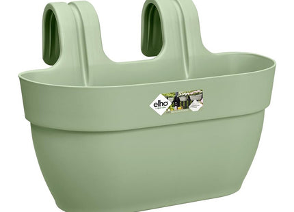 Elho Vibia Campana Easy Hanger M 36 - Planter for Balcony & Outdoor - � 36.0 x H 26.5 cm - Green/Pistachio Green