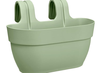 Elho Vibia Campana Easy Hanger M 36 - Planter for Balcony & Outdoor - � 36.0 x H 26.5 cm - Green/Pistachio Green