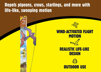 STV The Big Cheese Hawk Kite Bird Scarer Farms & Outdoor Spaces -Humane Pest Control Solution