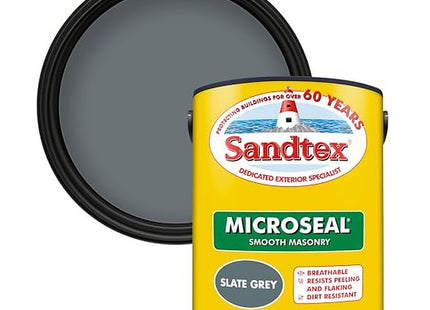 Sandtex 5 Litre Slate Grey Masonry Paint
