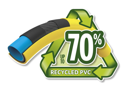 Hozelock Ultimate Hose 12.5mm x 50m, Up To 70% Recycled PVC, Ultra-Light and Flexible, Anti-Twist and Anti-Crush Technology [7850P0000]