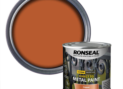 Ronseal Direct to Metal Copper Gloss 250ml