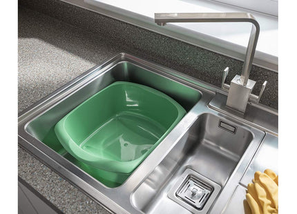 Addis Large Rectauglar Washing Up Bowl, Jade Green, 9.5 Litre