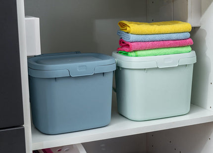 Addis Everyday Kitchen Food Waste Compost Caddy Bin, 4.5 Litre, Air Blue 518695