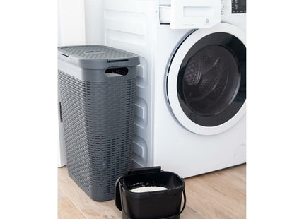 Addis Everyday Kitchen Food Waste Compost Caddy Bin, 4.5 Litre, Black 518253