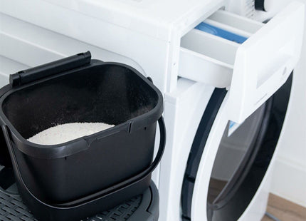 Addis Everyday Kitchen Food Waste Compost Caddy Bin, 4.5 Litre, Black 518253