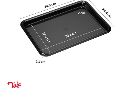 Tala Performance Baking Tray, Professional Gauge Carbon Steel with Eclipse Non-Stick Coating, Perfect for Cooking and Roasting, 34.5x24.3x2.1 cm