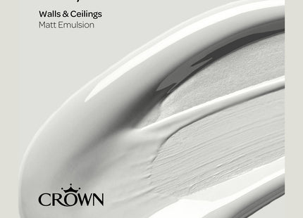 Crown Walls & Ceilings Matt Emulsion Paint Early Dawn 2.5 Litre
