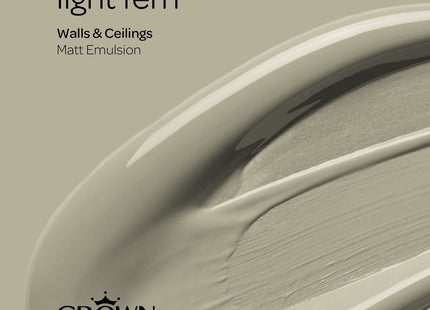 Crown Walls & Ceilings Fern Green Matt Emulsion Paint 2.5 Litre
