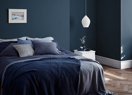 Crown Walls & Ceilings Matt Emulsion Paint 2.5 Litre - Midnight Navy