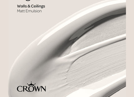 Crown Walls & Ceilings Matt Emulsion Paint Organic Cloth 2.5 Litre