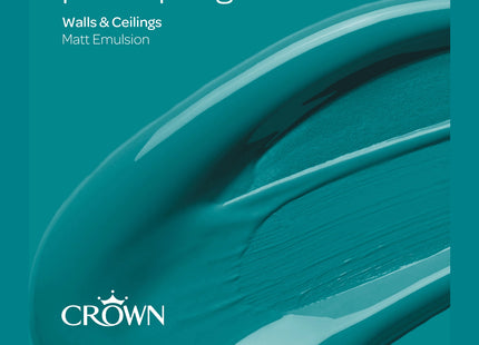 Crown Walls & Ceilings Matt Emulsion Paint Palm Springs 2.5 Litre
