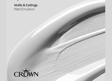 Crown Walls & Ceilings Matt Emulsion Paint Quiet Time 2.5 Litre